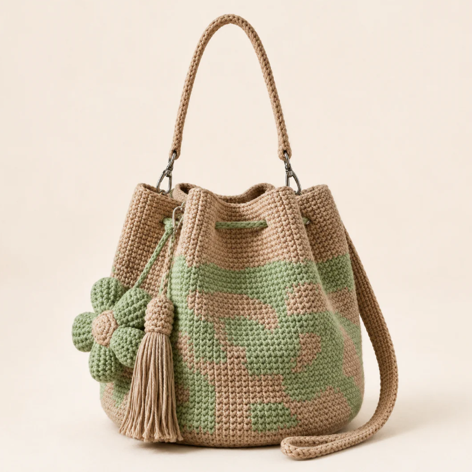 Flower Crochet Bag