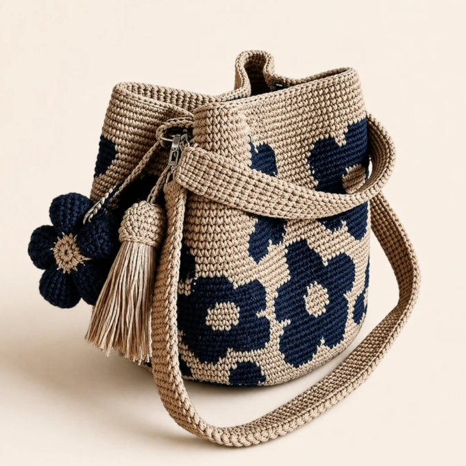 Flower Crochet Bag